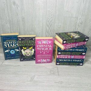 10 spooky book decoration faux books (do not open) crystal , malevolence, secret